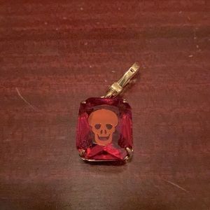 Red Juicy Couture Skull Charm